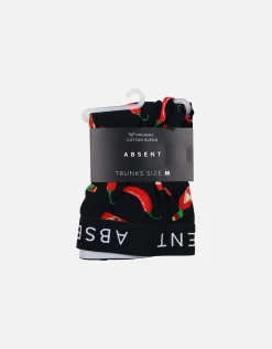 Chillies Pattern Boxers in Black