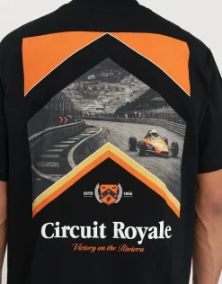 Circuit Royale Tee in Black