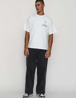Cocktail Club Relaxed Fit T Shirt in Blanc