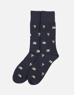 Coffee Dress Socks in Graphite