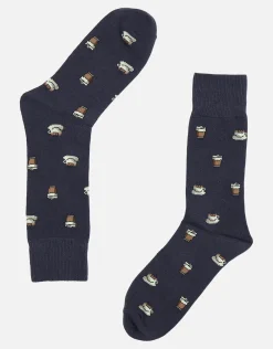 Coffee Dress Socks in Graphite
