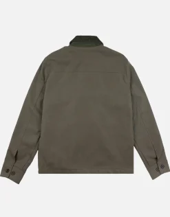 Cord Collar Field Jacket in Khaki