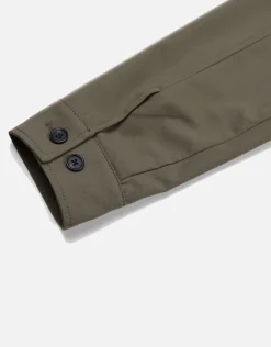 Cord Collar Field Jacket in Khaki