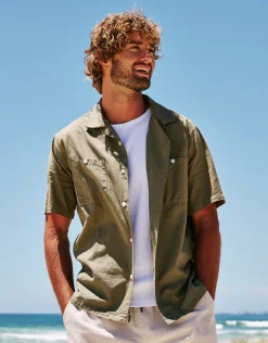 Cromwell Short Sleeve Shirt in Slate