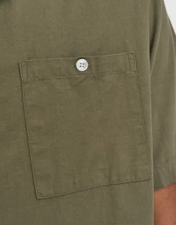 Cromwell Short Sleeve Shirt in Khaki