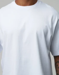 Cropped Relaxed Fit T Shirt in White