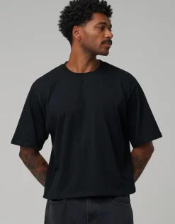 Cropped Relaxed Fit T Shirt in White