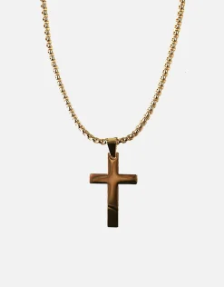 Cross Pendant Chain in Silver