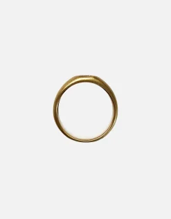 Cross Signet Ring in Gold