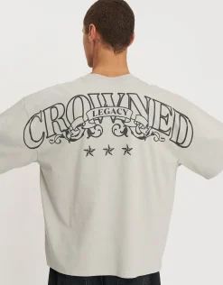 Crowned Legacy Box Fit T Shirt in Black