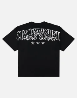 Crowned Legacy Box Fit T Shirt in Moon