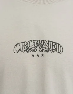 Crowned Legacy Box Fit T Shirt in Moon