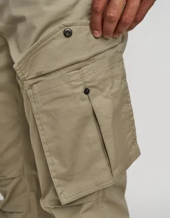 Cuffed Cargo Joggers in Khaki