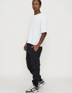Cuffed Cargo Joggers in Khaki