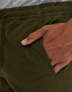 Cuffed Cargo Joggers in Stone