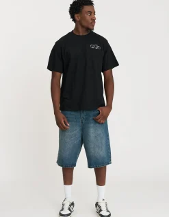 Darts Relaxed Fit T Shirt in Black