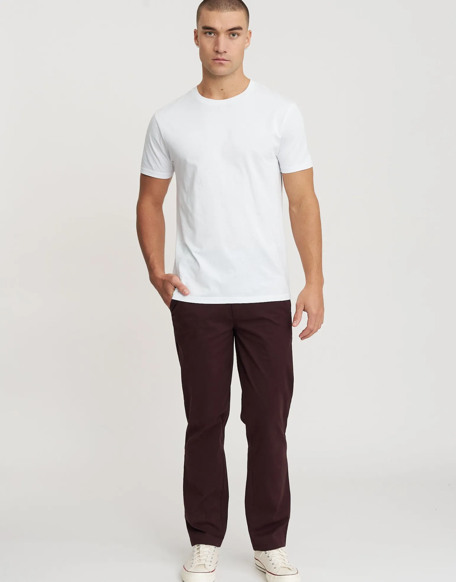 Delta Standard Fit Chinos in Black