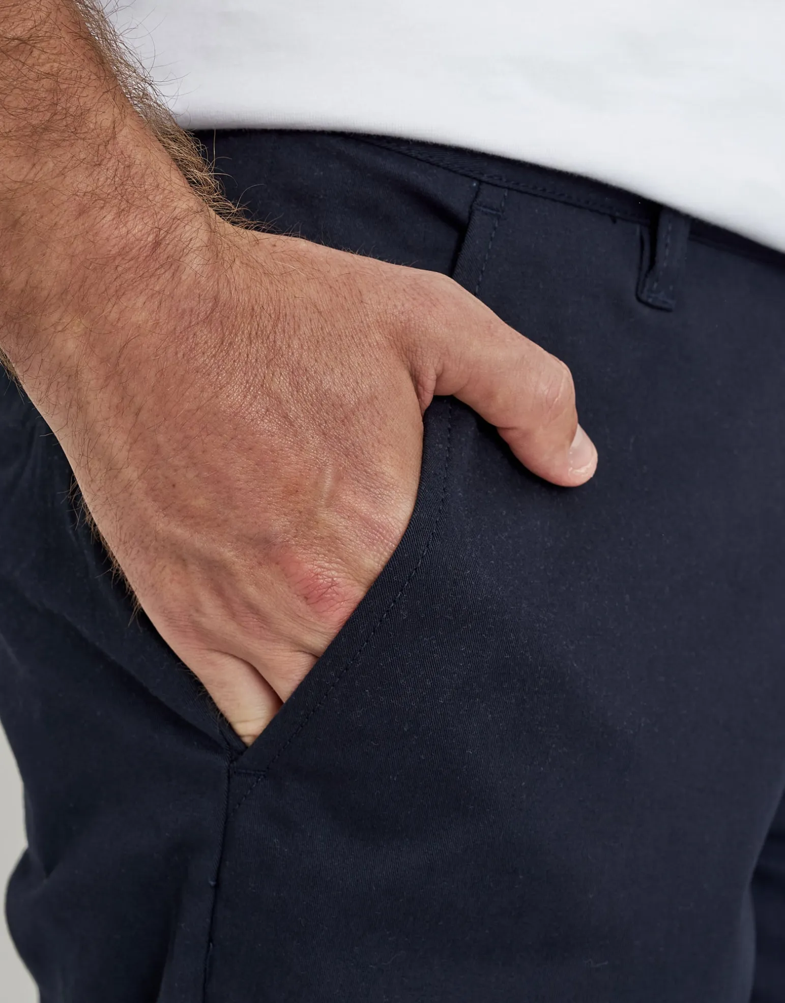 Delta Standard Fit Chinos in Black