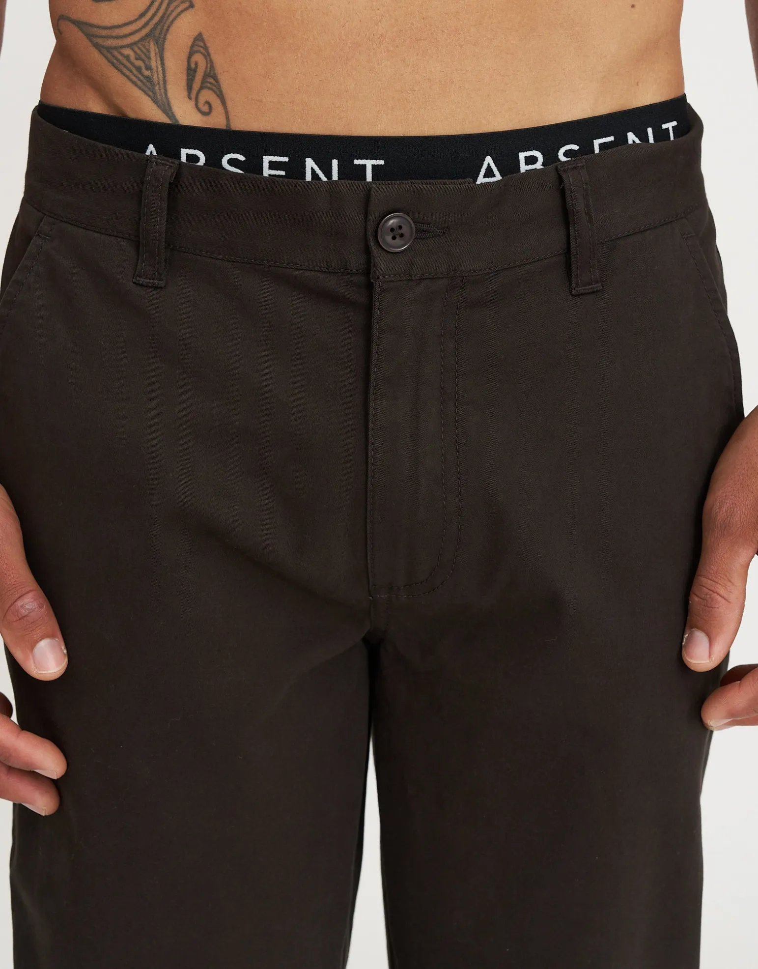 Delta Standard Fit Chinos in Black
