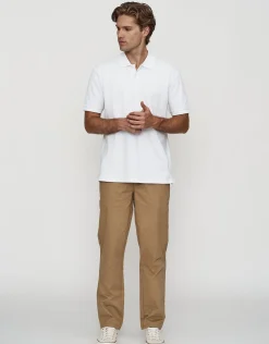Delta Standard Fit Chinos in Burgundy