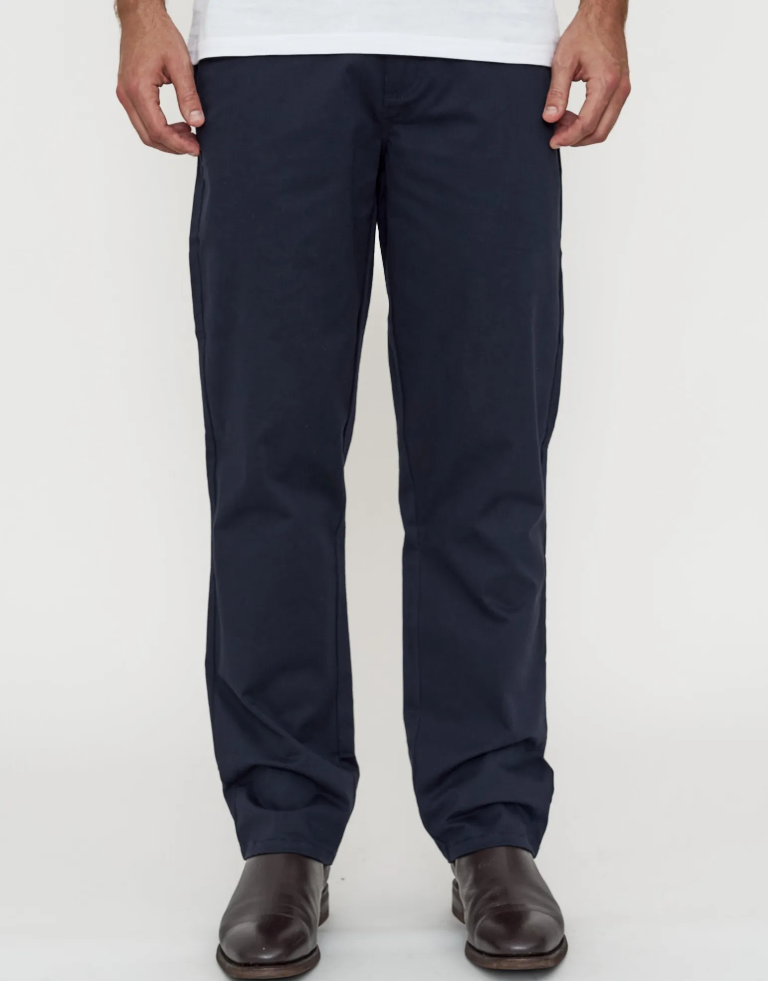 Delta Standard Fit Chinos in Burgundy