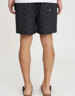 Diamond Swim Shorts in Black