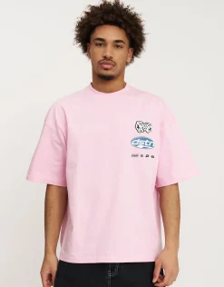 Dice Box Tee in Pink Glow