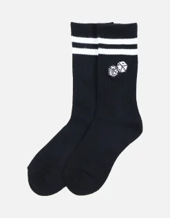 Dice Crew Sock in White