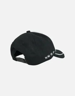 Distortion Baseball Cap in Black