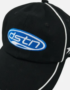 Distortion Baseball Cap in Black