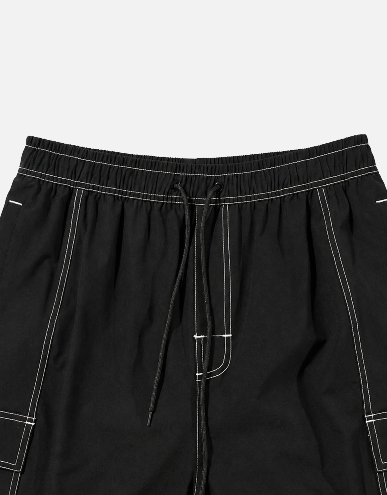 Distortion Cargo Swim Shorts in Obsidian Blue