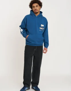Distortion High Stakes Hoodie in Oil Blue