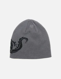 Division Skull Beanie in Off White