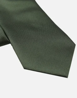 Dot Textured Slim Tie in Pink