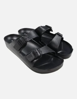 Double Strap Sandals in Bone