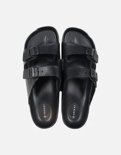 Double Strap Sandals in Bone