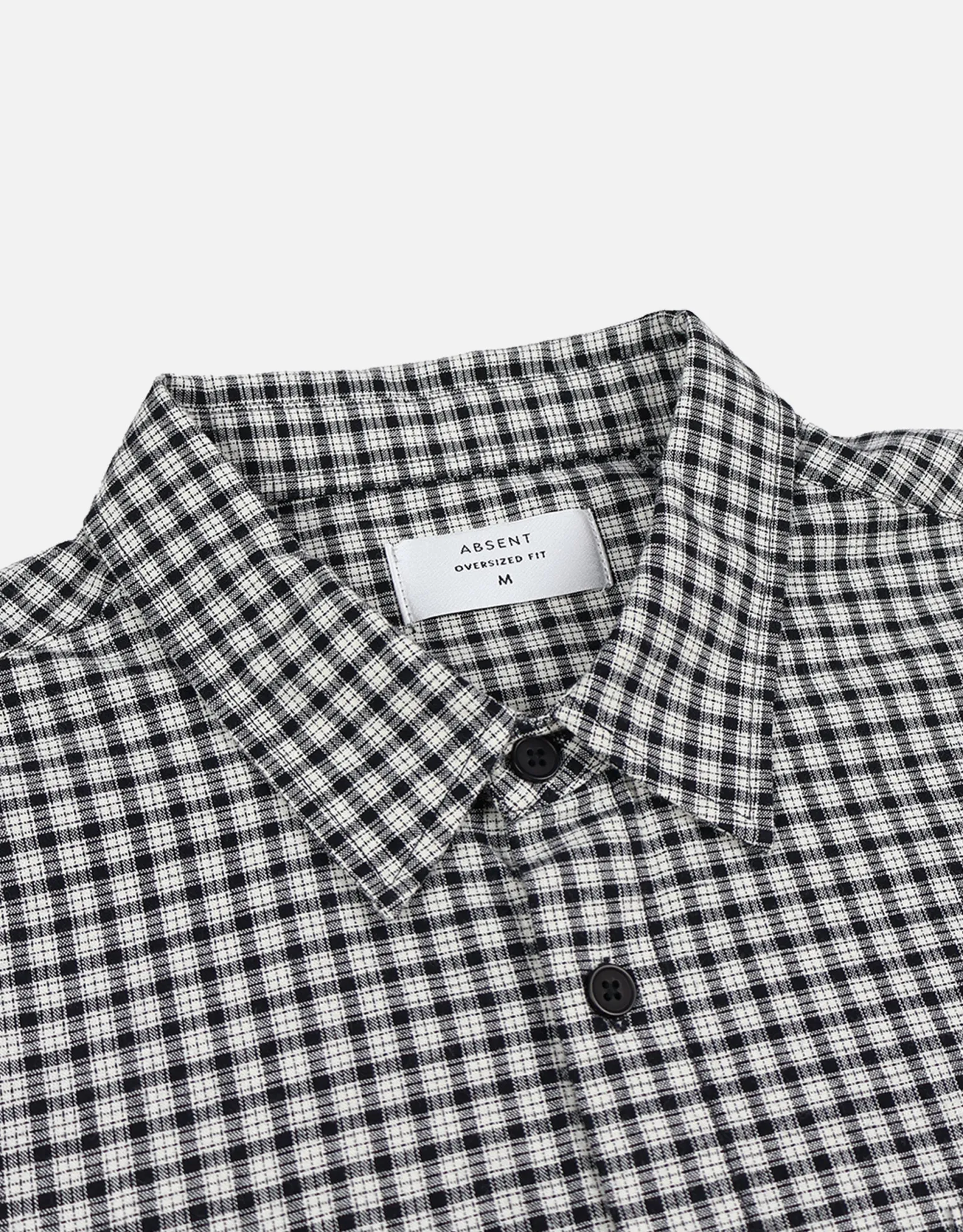 Dragon Check Long Sleeve Shirt in Black Check