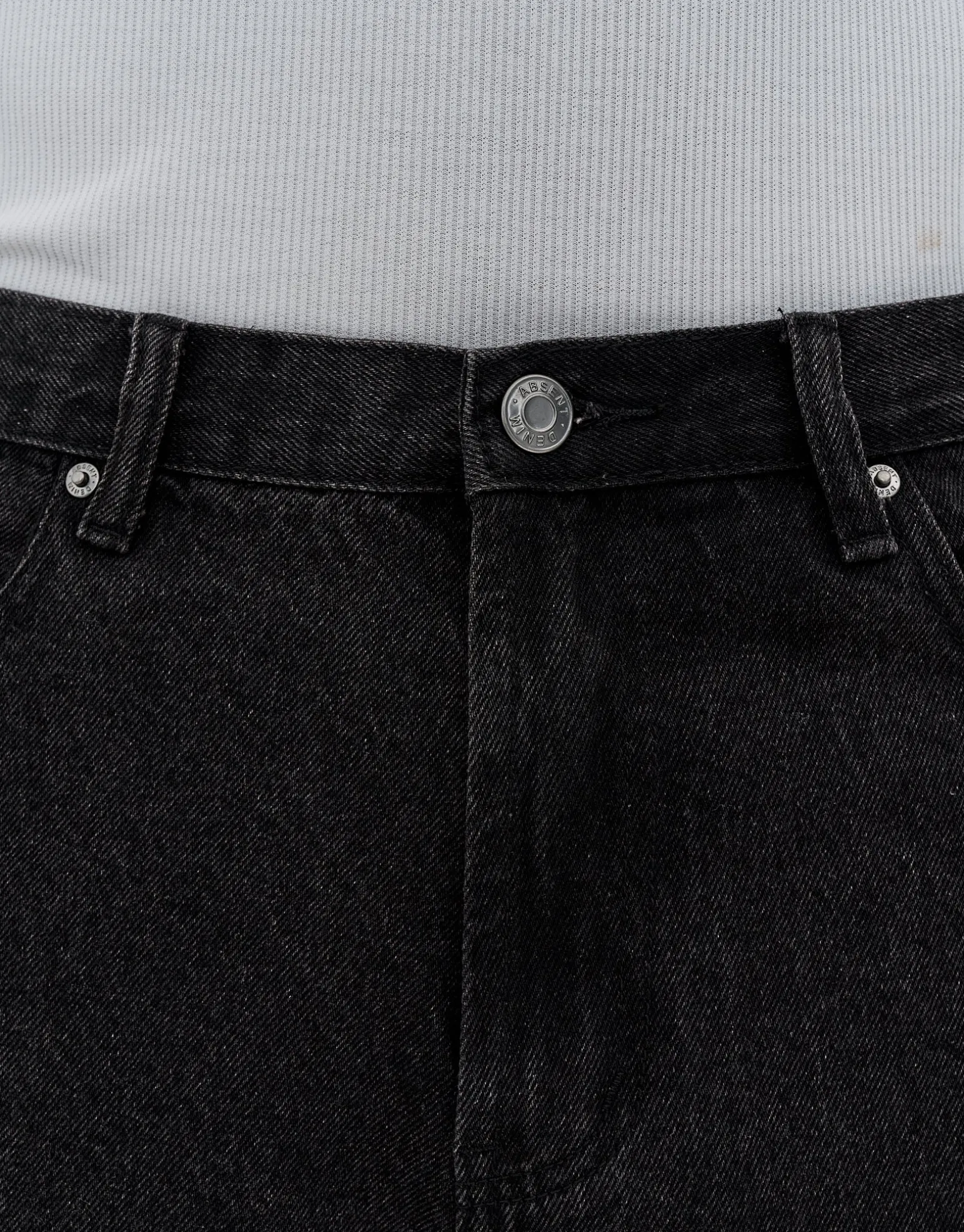 Dragons Embroidered Baggy Fit Jorts in Washed Black