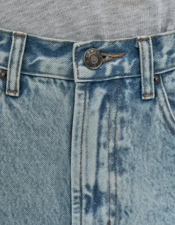 Dragons Embroidered Baggy Fit Jorts in Washed Black
