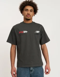 Drifter Racing Tee in Pewter Grey
