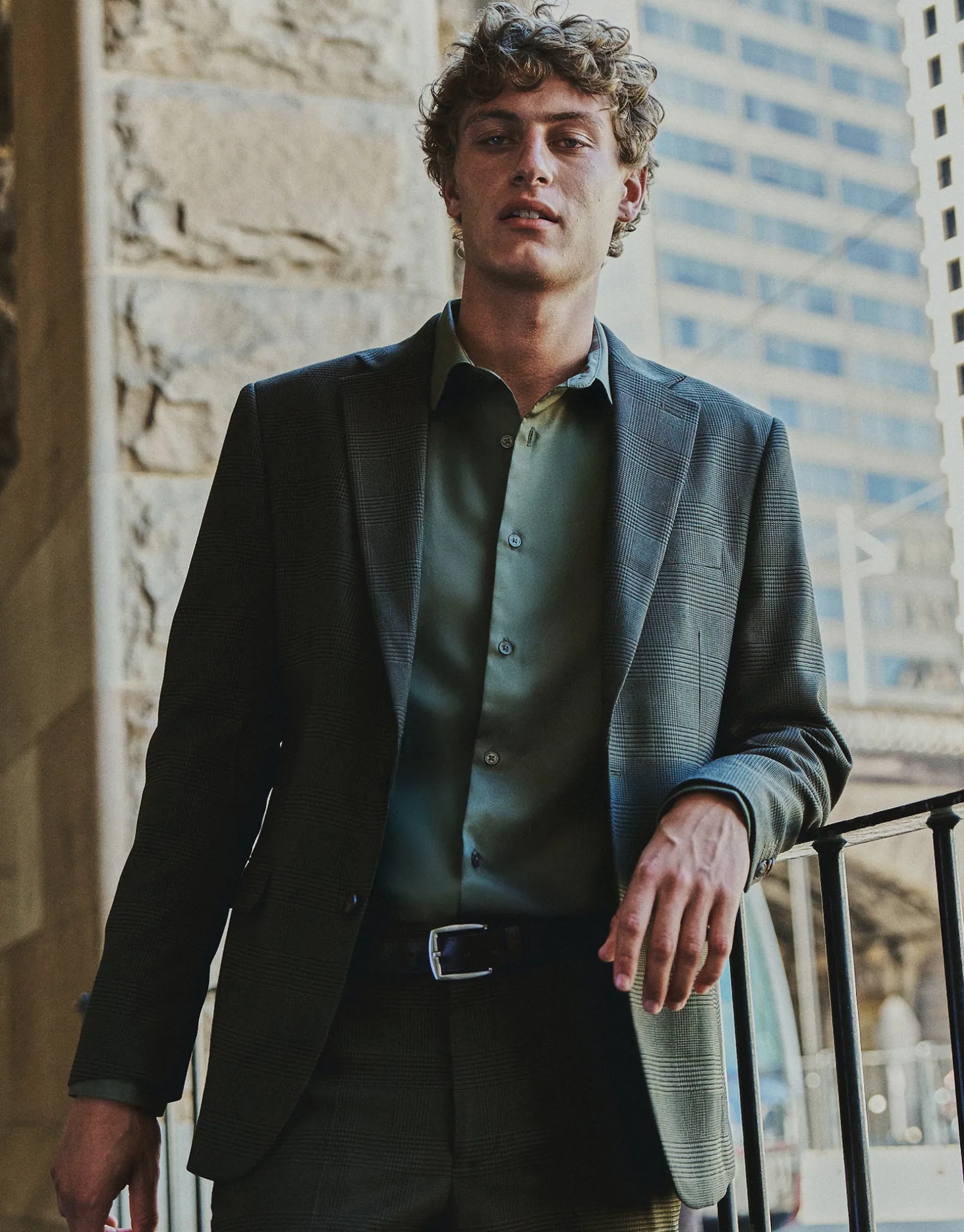 Easy Care Dress Shirt in Khaki