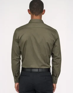 Easy Care Dress Shirt in Khaki
