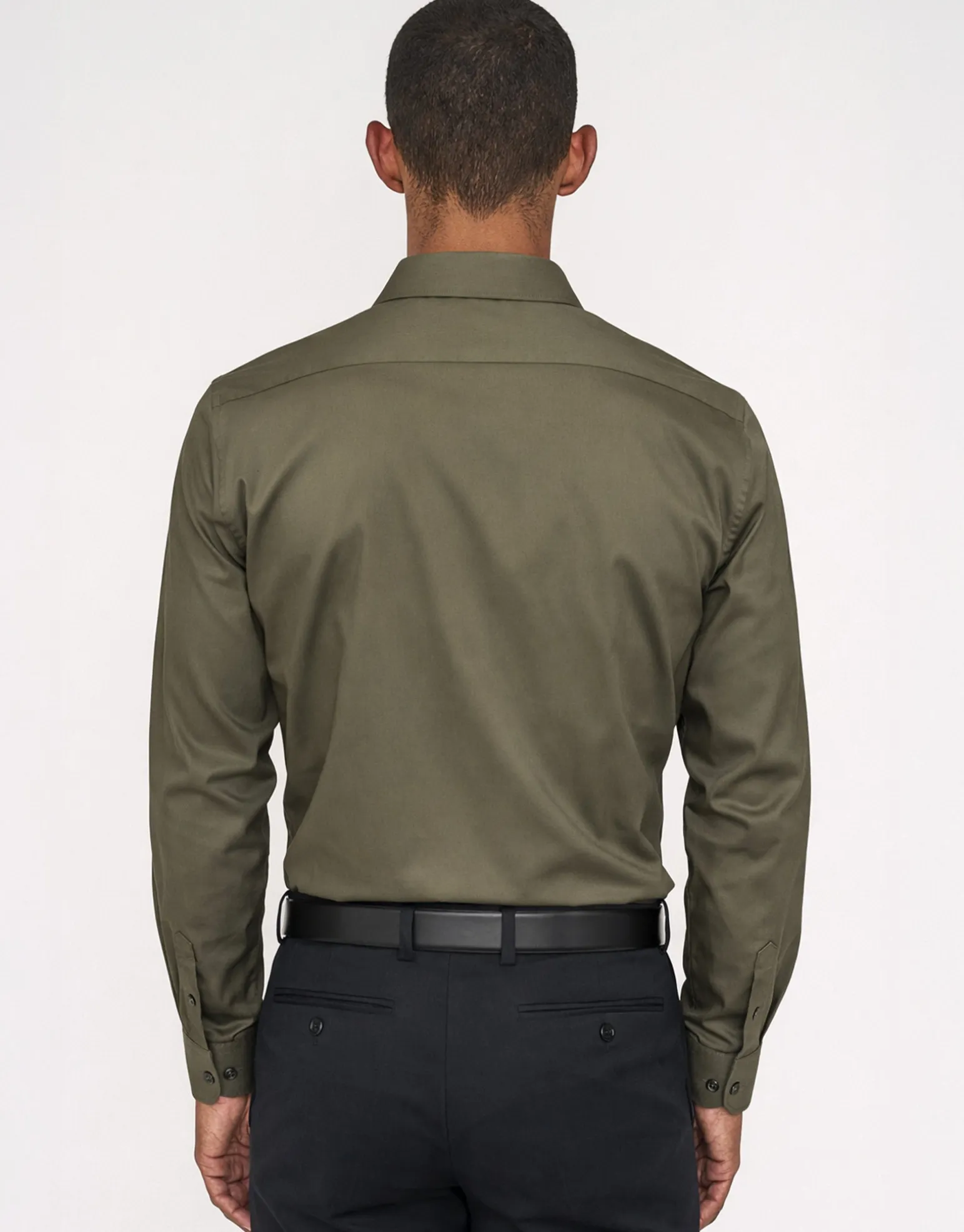 Easy Care Dress Shirt in Khaki