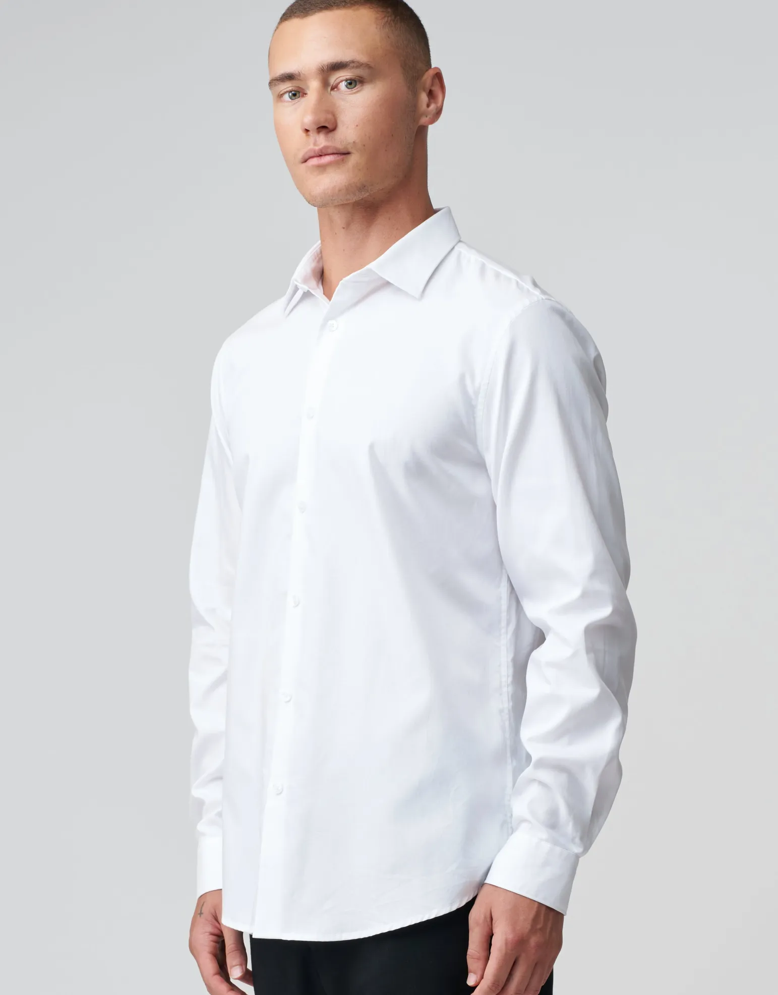 Easy Care Dress Shirt in Khaki