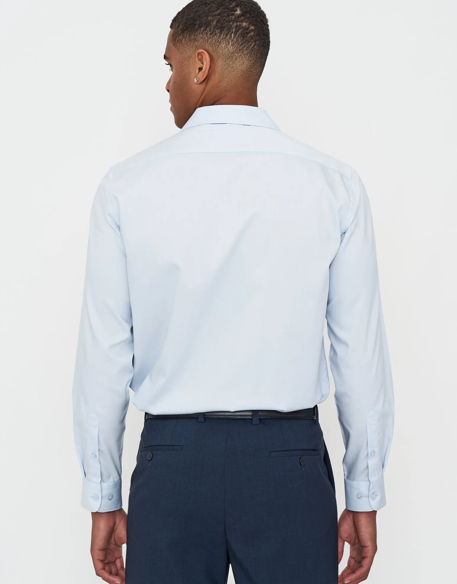 Easy Care Dress Shirt in Light Blue