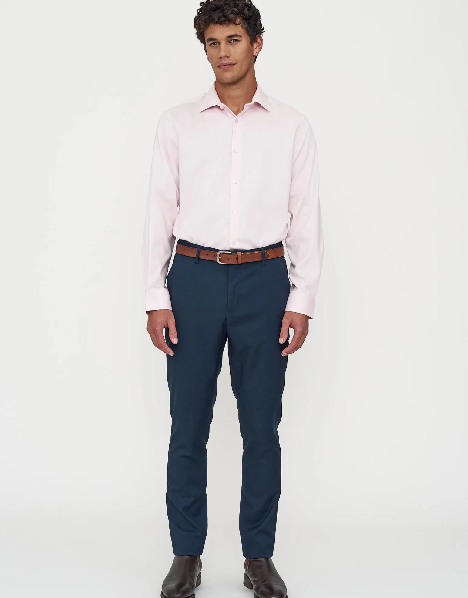 Easy Care Dress Shirt in Light Blue