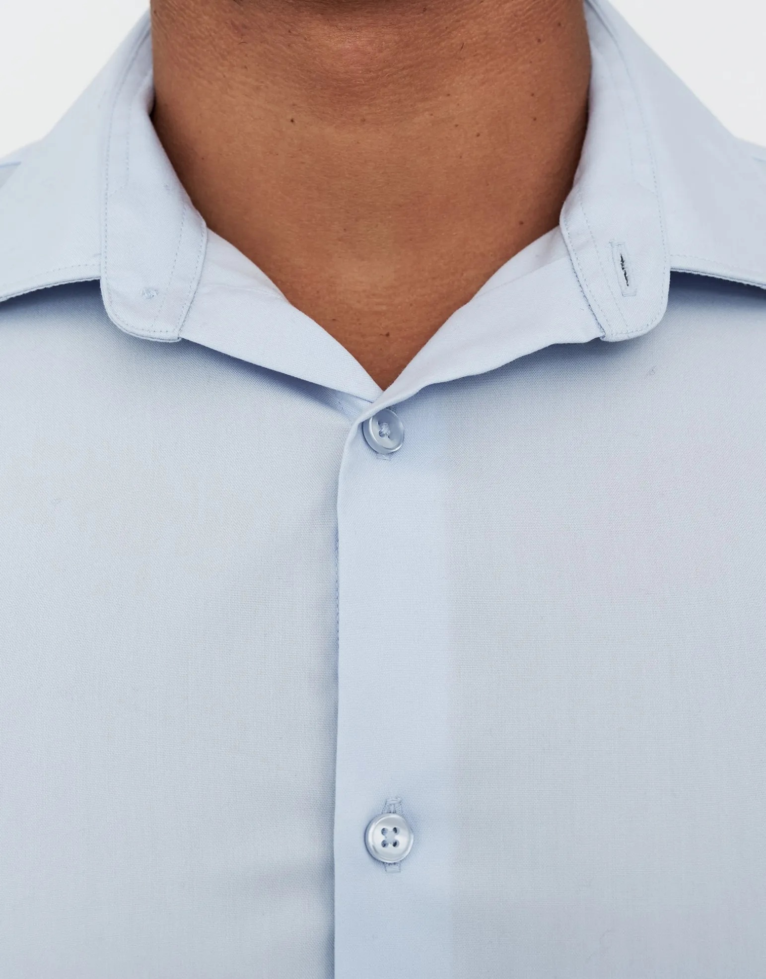 Easy Care Dress Shirt in Light Blue