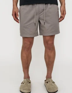 Easy Elastic Waist Shorts in Sand
