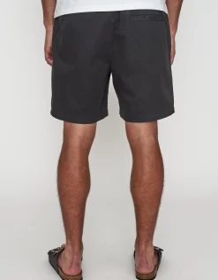 Easy Elastic Waist Shorts in Taupe