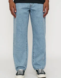 Easy Fit Loose Jeans in Washed Grey